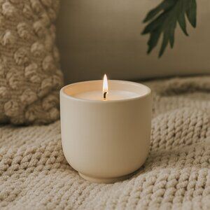 Room Essentials Ceramic Jar 2 Wick Candle Peony & Freesia 13.5oz Scented Candle
